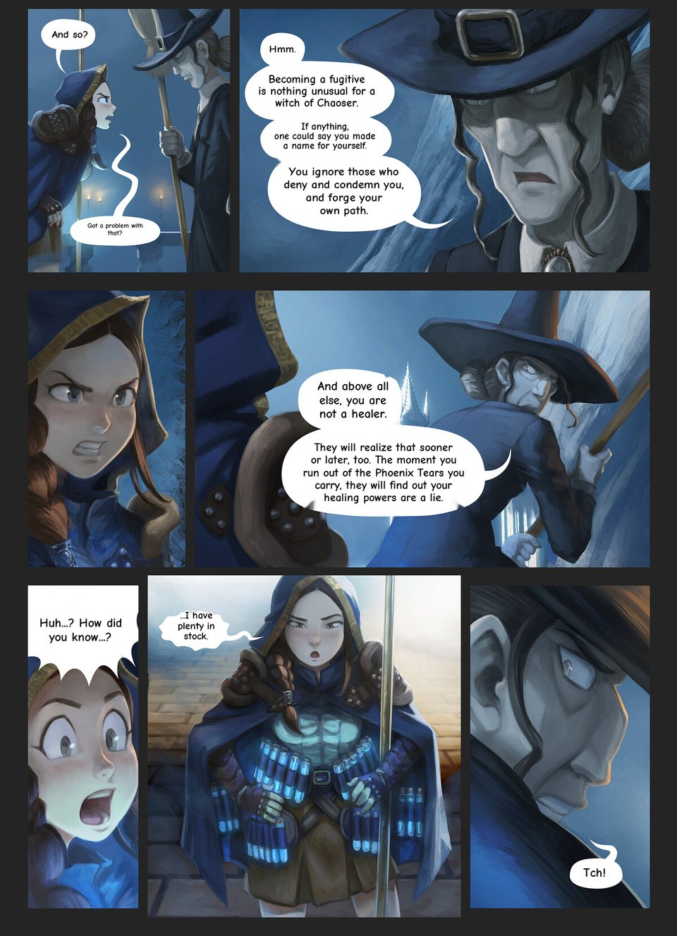 A finished typeset page in English